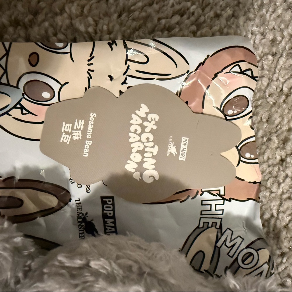 Authentic Pop Mart Labubu-Exciting Macaron -Sesame Bean - Picture 5 of 10